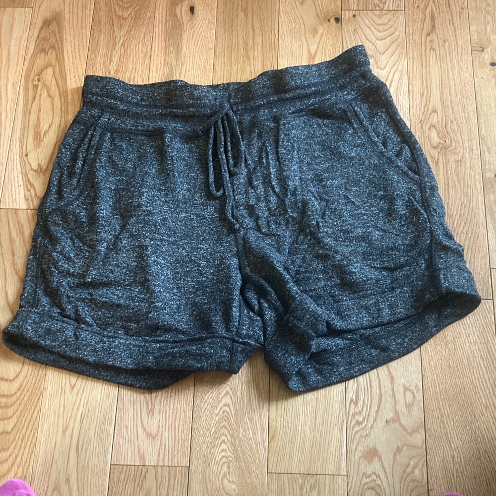 Active Life Women's Heather Charcoal Athletic Lounge Shorts